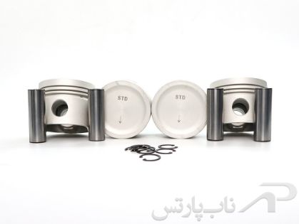 تصویر  پیستون STD-HC-1600  با خار و گژن پین پیکان با موتور 1600 سی سی(HC-1600)